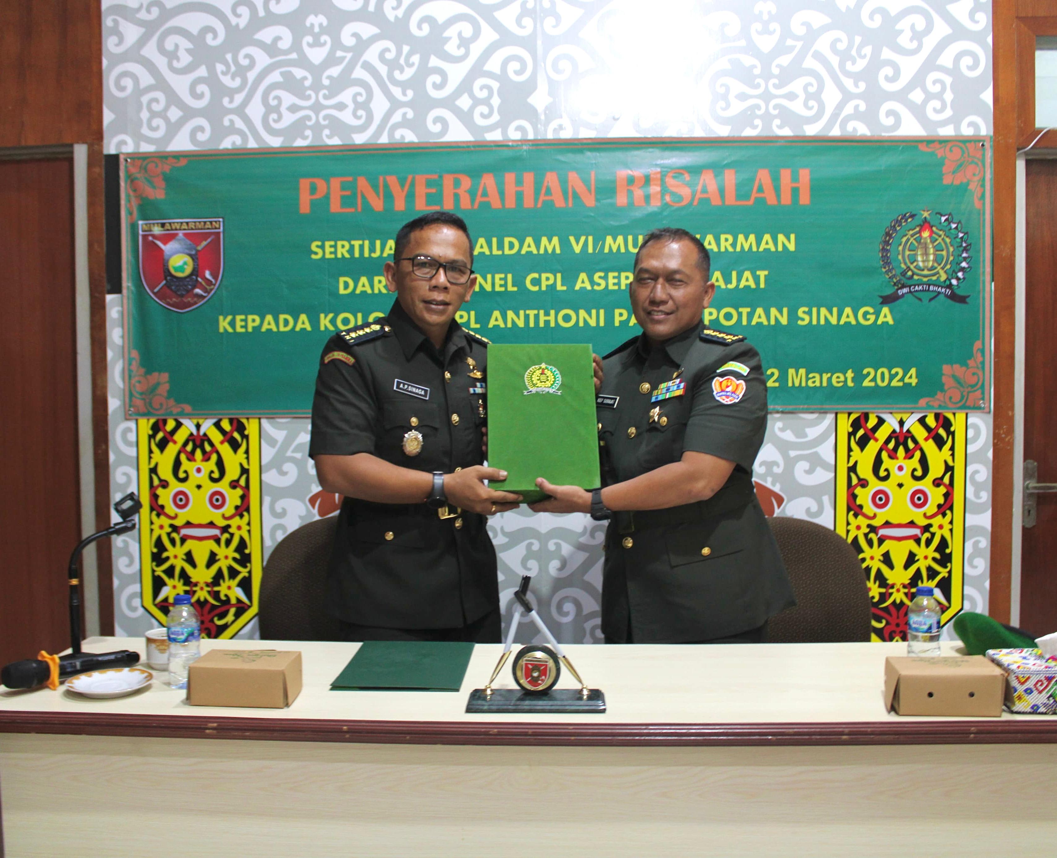 Acara Sertijab Kapaldam VI/Mlw